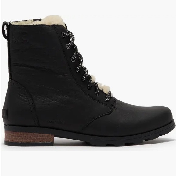 🖤NWT🖤 Sorel Emelie Short Lace Cozy Boot - Picture 3 of 12